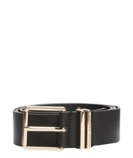 TOMMY HILFIGER TH SQUARE Lederg&uuml;rtel Schwarz - G&uuml;rtel - 2
