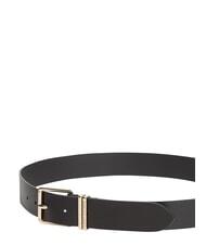 TOMMY HILFIGER TH SQUARE Lederg&uuml;rtel Schwarz - G&uuml;rtel - 3