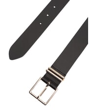 TOMMY HILFIGER TH SQUARE Lederg&uuml;rtel Schwarz - G&uuml;rtel - 4