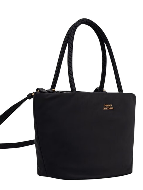 TH MARINA Schultertasche mit Schultergurt Schwarz - Damentaschen