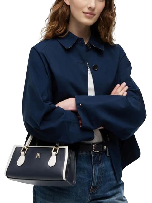TH GRACE Mini-Handtasche mit Schulterriemen Raum blau - Damentaschen
