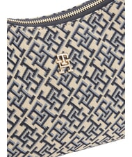 TOMMY HILFIGER TH ICON Umh&auml;ngetasche blau mono - Damentaschen - 5