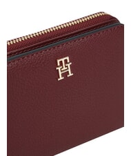 TOMMY HILFIGER TH ICON Faltbare Geldb&ouml;rse Samtbraun - Brieftaschen Damen - 4
