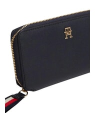 TOMMY HILFIGER TH LOGOTAPE Rei&szlig;verschluss-Geldb&ouml;rse Space Blue Corp - Brieftaschen Damen - 4