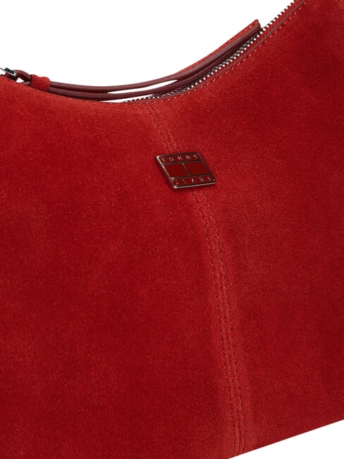 TJW SLOUCHY Schultertasche aus Wildleder Arizona Red - Damentaschen