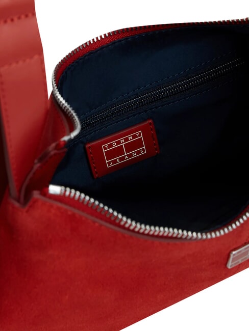 TJW SLOUCHY Schultertasche aus Wildleder Arizona Red - Damentaschen