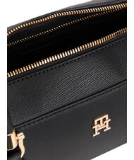 TOMMY HILFIGER TH GRACE Schultertasche, genarbt Schwarz - Damentaschen - 4