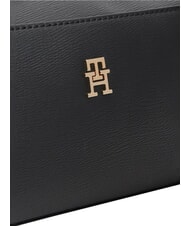 TOMMY HILFIGER TH GRACE Schultertasche, genarbt Schwarz - Damentaschen - 5