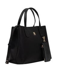 TOMMY HILFIGER TH ICON Handtasche mit Schulterriemen Schwarz - Damentaschen - 3