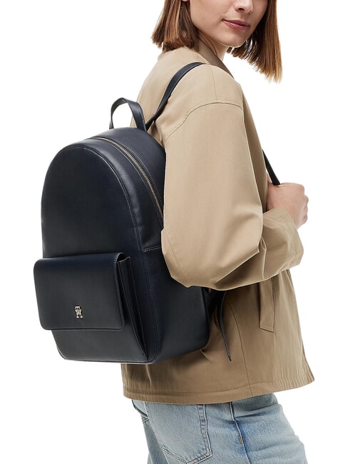 TH ICON Rucksack mit Vordertasche Raum blau - Damentaschen