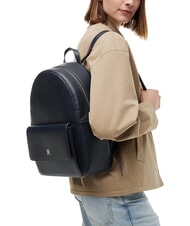 TOMMY HILFIGER TH ICON Rucksack mit Vordertasche Raum blau - Damentaschen - 2