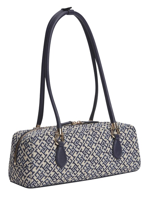 TH GRACE Schultertasche, Koffertasche blau mono - Damentaschen