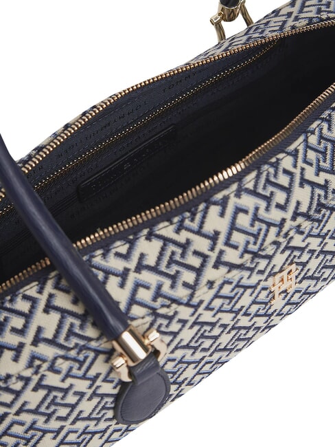 TH GRACE Schultertasche, Koffertasche blau mono - Damentaschen