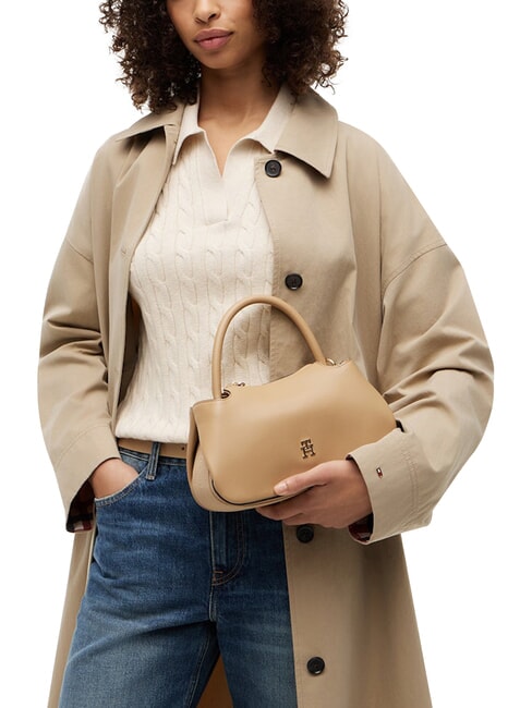 TH LOGOTAPE Handtasche mit Schulterriemen klassisches Khaki - Damentaschen