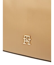 TOMMY HILFIGER TH LOGOTAPE Handtasche mit Schulterriemen klassisches Khaki - Damentaschen - 5