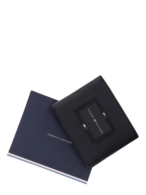 TH FOUNDATION Kreditkartenetui aus Leder Schwarz - Brieftaschen Herren
