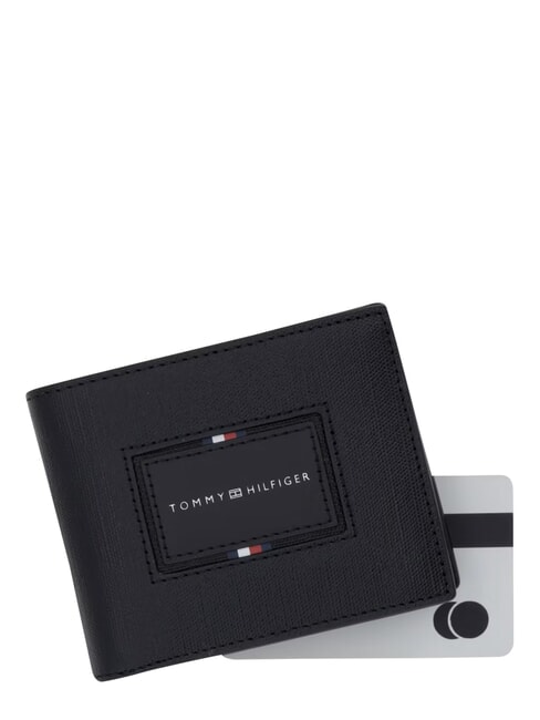 TH FOUNDATION Kreditkartenetui aus Leder Schwarz - Brieftaschen Herren