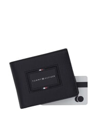 TOMMY HILFIGER TH FOUNDATION Kreditkartenetui aus Leder Schwarz - Brieftaschen Herren - 4