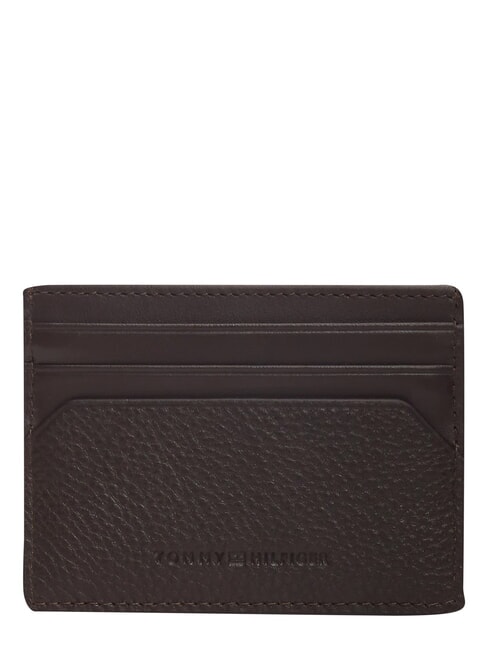 TH CENTRAL Kreditkartenetui aus Leder Kaffeebohnen - Brieftaschen Herren