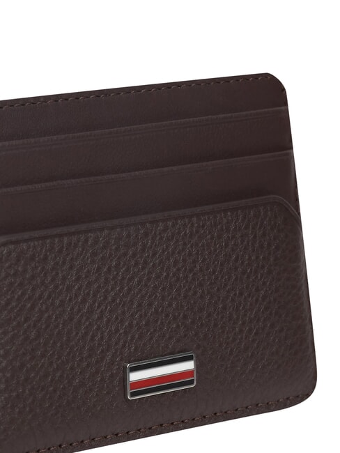 TH CENTRAL Kreditkartenetui aus Leder Kaffeebohnen - Brieftaschen Herren
