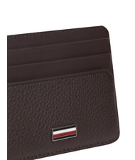TOMMY HILFIGER TH CENTRAL Kreditkartenetui aus Leder Kaffeebohnen - Brieftaschen Herren - 4