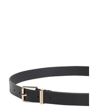 TOMMY HILFIGER TH SQUARE Lederg&uuml;rtel Schwarz - G&uuml;rtel - 3