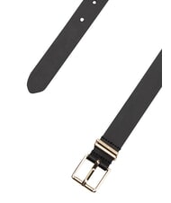 TOMMY HILFIGER TH SQUARE Lederg&uuml;rtel Schwarz - G&uuml;rtel - 4