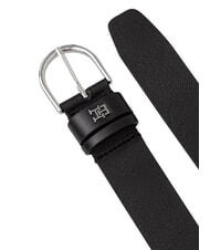 TOMMY HILFIGER ESSENTIAL EFFORTLESS Lederg&uuml;rtel Schwarz - G&uuml;rtel - 2
