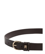 TOMMY HILFIGER ESSENTIAL EFFORTLESS Hergestellt in Italien Lederg&uuml;rtel brauner Fondant - G&uuml;rtel - 3
