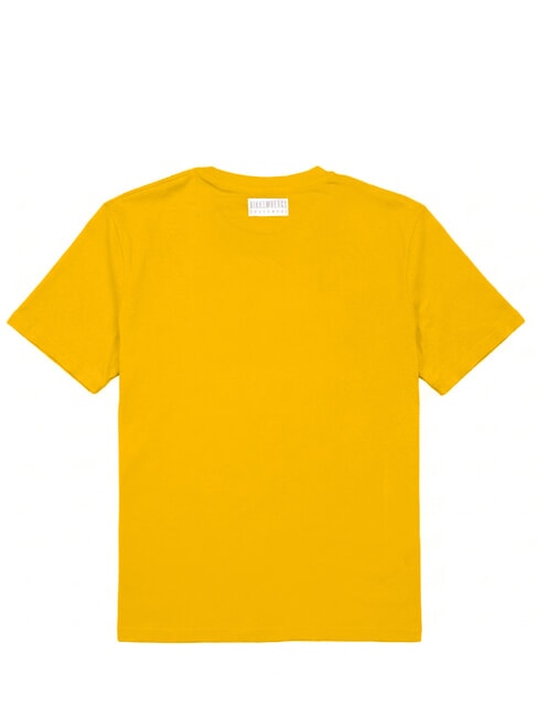 BASIC Kurz&auml;rmeliges T-Shirt mit Rundhalsausschnitt Gelb - Herren-T-Shirts