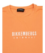 BIKKEMBERGS ICONIC Kurzarm-T-Shirt aus Baumwolle Lachs - Herren-T-Shirts - 2