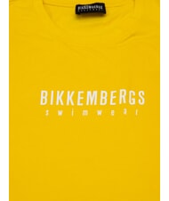 BIKKEMBERGS ICONIC Kurzarm-T-Shirt aus Baumwolle Gelb - Herren-T-Shirts - 2
