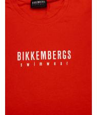 BIKKEMBERGS ICONIC Kurzarm-T-Shirt aus Baumwolle Rot - Herren-T-Shirts - 2