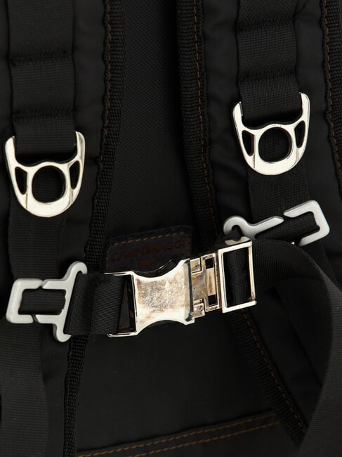 CERVINO Outdoor-Rucksack mit mehreren F&auml;chern schwarz/grau - Rucks&auml;cke f&uuml;r Schule &amp; Freizeit