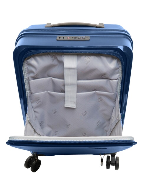 PEGASUS Handgep&auml;cktrolley mit PC-Halterung marineblau - Handgep&auml;ck