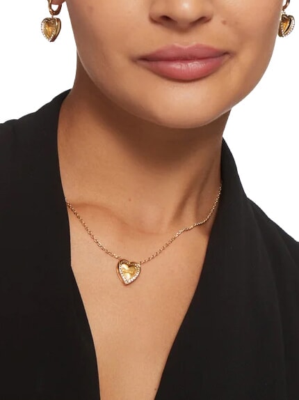 MON AMOUR Stahlkette gelbes Gold - Halsketten