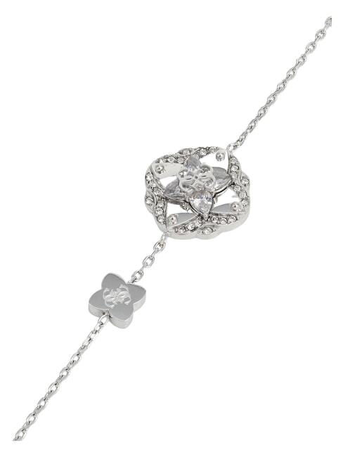WILD FLOWER Armband aus poliertem Stahl SILBER - Armb&auml;nder