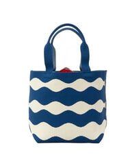 BLAUER KNITTED Handtasche mit Schulterriemen - Damentaschen