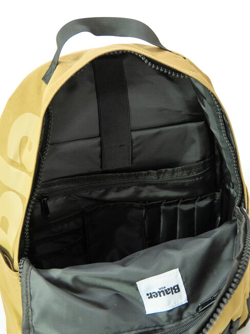 ESSENTIAL Rucksack mit mehreren F&auml;chern Beige - Rucks&auml;cke f&uuml;r Schule &amp; Freizeit
