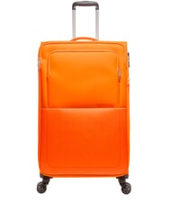 AMERICAN TOURISTER AIR WAVE Kabinen- + Mittel- + Gro&szlig;-Trolley-Set saftige Orange - Trolleyset - 4
