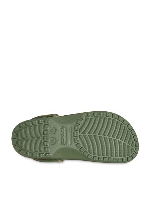 CLASSIC Unisex-Clogs Armeegr&uuml;n mehrfarbig - Schuhe Unisex