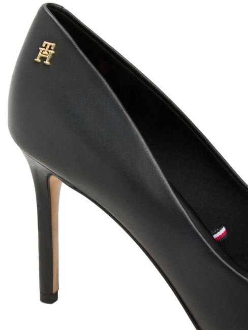TH  9cm hohe Lederpumps Schwarz - Damenschuhe