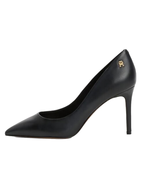 TH  9cm hohe Lederpumps Schwarz - Damenschuhe