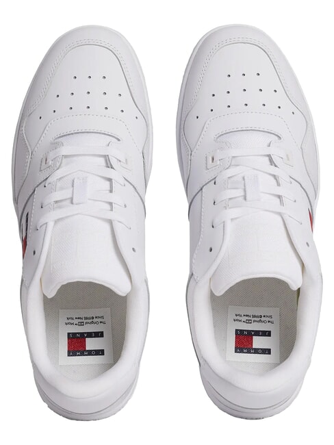 TOMMY JEANS Ledersneakers Wei&szlig; - Herrenschuhe