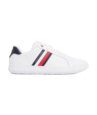 TOMMY HILFIGER ESSENTIAL LEATHER Ledersneakers Wei&szlig; - Herrenschuhe - 8