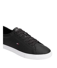 TOMMY HILFIGER ESSENTIAL LEATHER Ledersneakers Schwarz - Herrenschuhe - 5