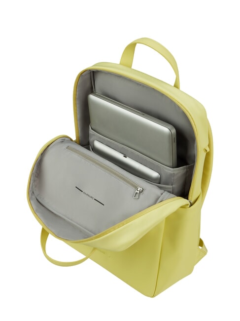 4PACK 15,6"-Laptop-Rucksack lem / gelb - Damentaschen