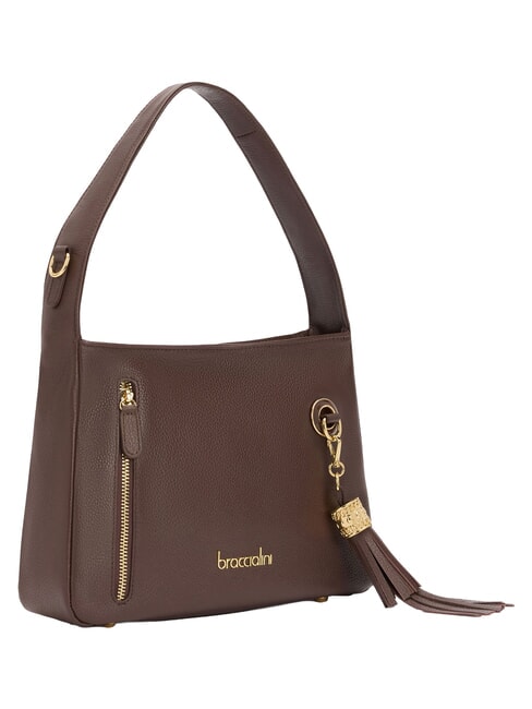 MARGOT M Schultertasche mit Schultergurt braun - Damentaschen