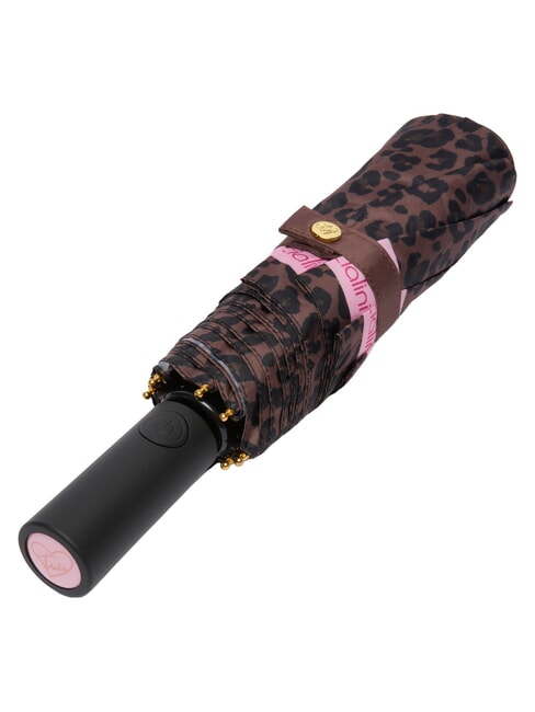 BASIC Mini-Regenschirm mit automatischer &Ouml;ffnung Leopard - Regenschirme
