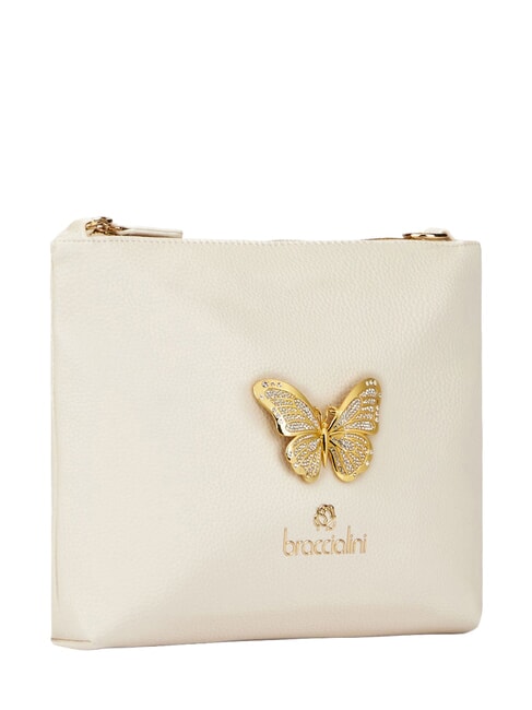 BETH JEWELS Clutch-Tasche mit Schulterriemen Beige - Damentaschen
